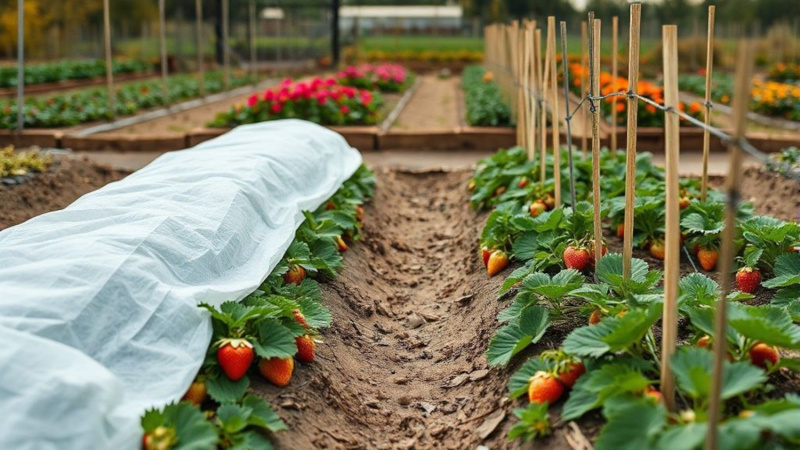 Кому и когда нужно укрывать клубнику на зиму