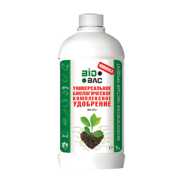 Универсальное биологическое комплексное удобрение BioBac 1 л