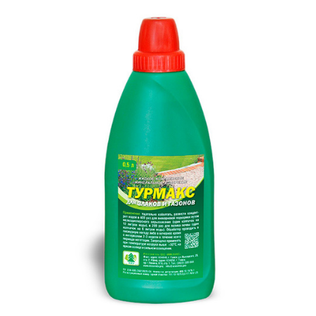 ТурМакс натуральное удобрение для газонов и злаков 500 мл Микобакс