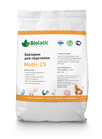 Бактерии для подстилки Biolatic Multi-25 1 кг