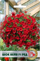 Семена Петуния каскадная Шок Вейв F1 Ред Биотехника