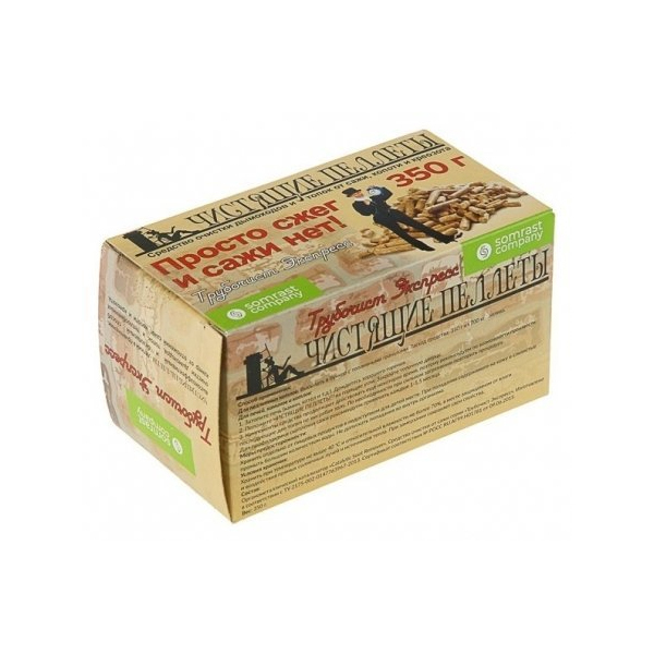 ПТЭ-350 Средство очистки от сажи Трубочист Экспресс ПЕЛЛЕТЫ-ТЭ 350 350 гр