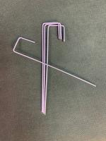 Колышки скобы Г-образные для укрывного материала металлические 10 шт Благодатное земледелие