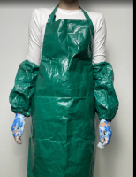 Набор непромокаемый фартук без карманов и нарукавники зеленые, 120 г/м2 Благодатное земледелие (Товары, которые скоро пропадут из магазина)