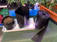 Рукав для рассады пакет без дна 25 м шириной 20 см 200 мкм Благодатное земледелие