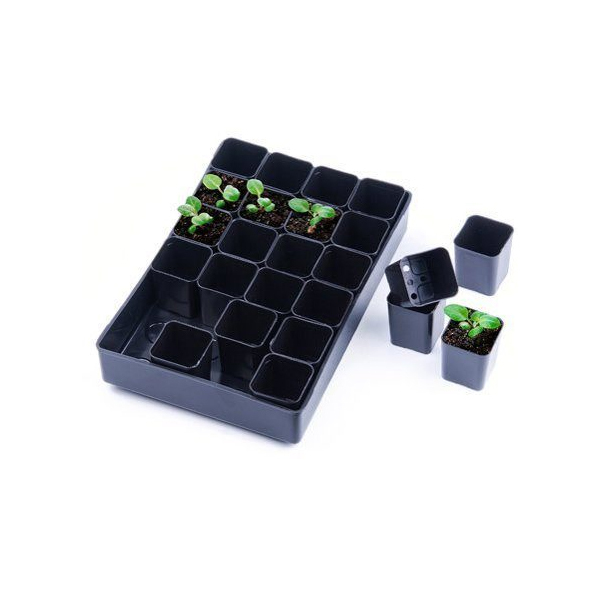 Набор многоразовый для рассады поддон, 24 стаканчика ПИ-3-1ТХуп Набор многоразовый для рассады поддон, 24 стаканчика ПИ-3-1ТХуп