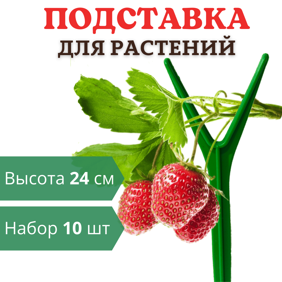 Подставка для клубники h 24 см, 10 шт.