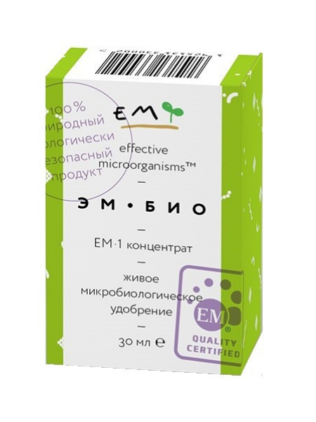 Микробиологический препарат Восток ЭМ-1 ЭМ-БИО концентрат 30 мл