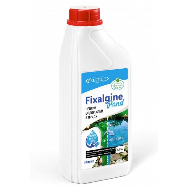 Против всех видов водорослей в пруду Fixalgine Pond 1 л Против всех видов водорослей в пруду Fixalgine Pond 1 л