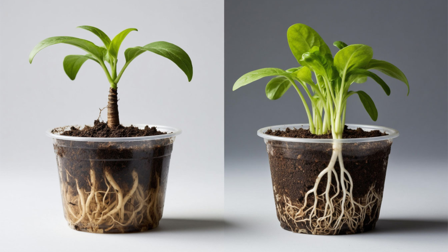 Последствия выращивания без дренажных отверстий через 12 дней после всходов.