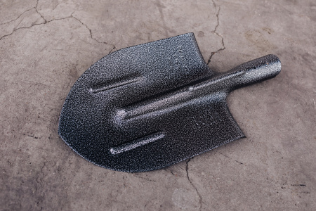 Лопата штыковая с рёбрами жесткости ЛКО 19596-87 сталь 65 г мрамор