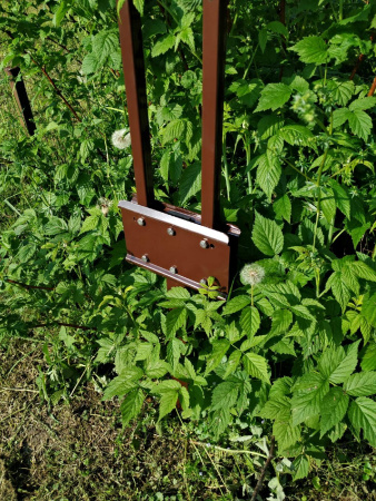 Подвижная шпалера для малины Веер Коричневая комплект из 2 шт PEKGDSM МС-Про