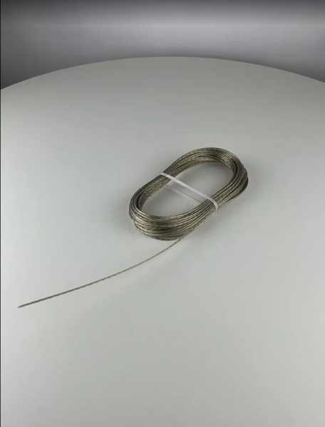 Трос металлополимерный ПР 2 мм прозрачный 20 м Благодатное земледелие