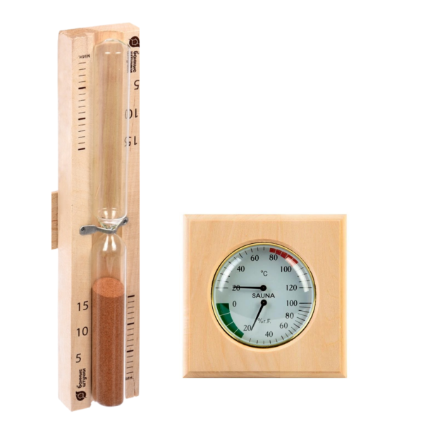 Набор банная станция СББ-2-1Д и часы песочные для бани и сауны Набор банная станция СББ-2-1Д и часы песочные для бани и сауны