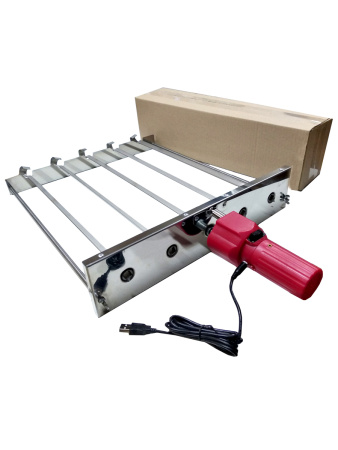 Шампура автоматические вращающиеся ШС-5 5В от USB в коробке