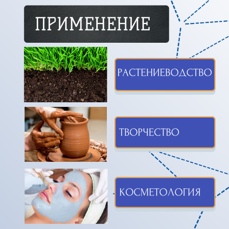 Глина Кембрийская голубая природная добавка к грунтам 1 л