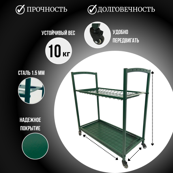 Подставка под садовые инструменты Помощница Люкс МС-Про