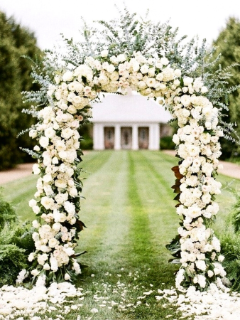 Арка садовая металлическая разборная Ромб h 250 см, зеленая