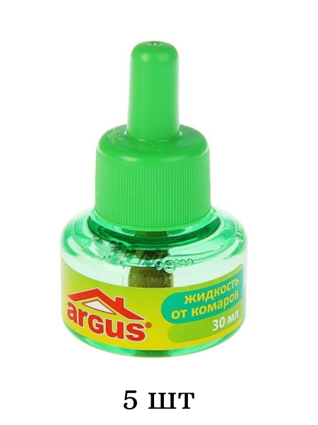 Argus Жидкость от комаров для электрофумигатора Б/З 30 мл, 5 шт