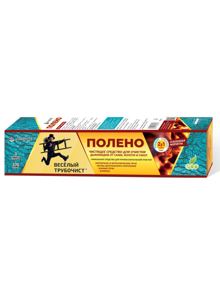 Полено средство для немеханической очистки от сажи и копоти, 3х370 гр