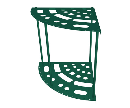 Подставка под садовые инструменты угловая Закуток МС-Про