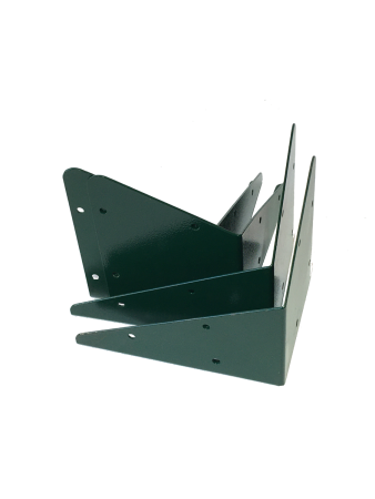 Уголок для грядки Уголочек зеленый комплект из 4 шт МС-Про