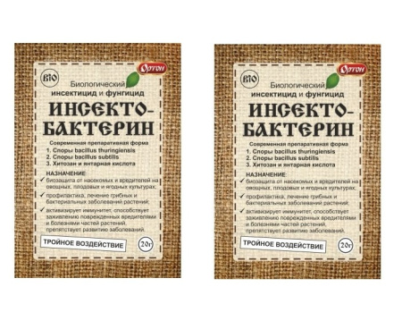Инсектобактерин, 2 шт по 20 г