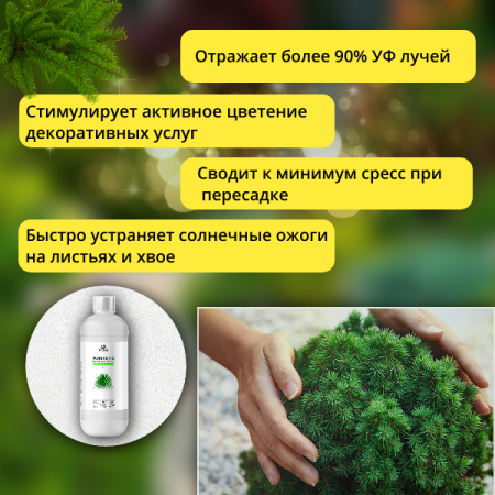 Средство защиты растений Пуршат-О концентрат для хвойных и декоративных 1 л