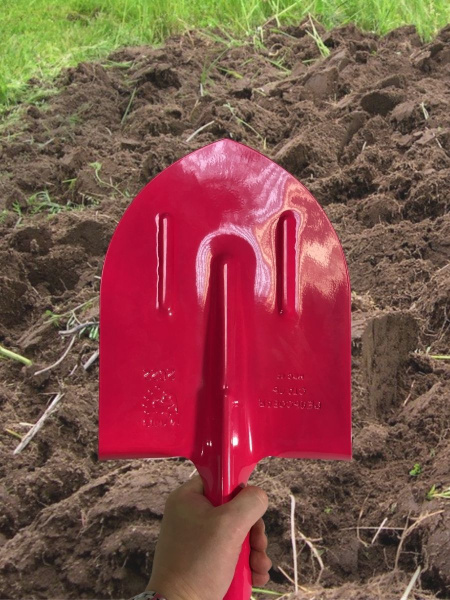 Лопата штыковая ЛКО 19596-87 из рельсовой стали 65 г дачный гламур