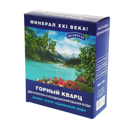 Активатор воды Горный кварц для очистки воды 400 гр Природный Целитель, 3 шт