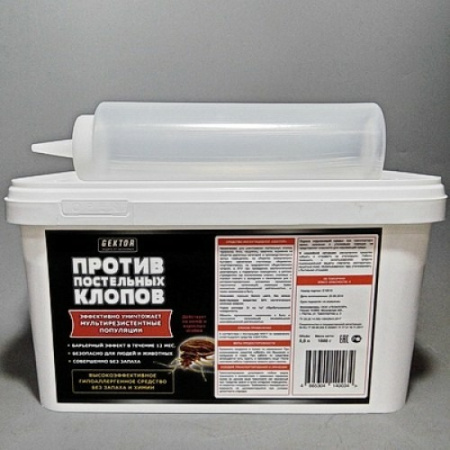 Порошок GEKTOR против постельных клопов 1000 гр