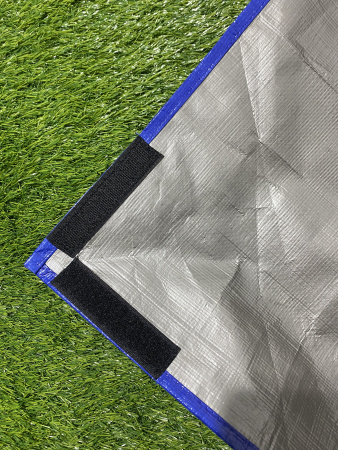 Коврик для пересадки растений ЗемлеДелица серо-синий с липучками 180 г/м2, 80 х 100 см, 1 шт Благодатное земледелие