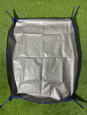 Коврик для пересадки растений ЗемлеДелица серо-синий с липучками 180 г/м2, 80 х 100 см, 1 шт Благодатное земледелие