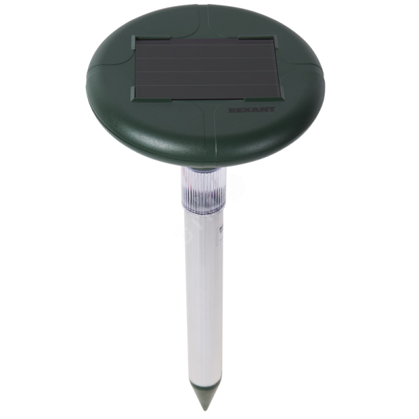 Ультразвуковой отпугиватель змей на солнечной батарее с подсветкой Rexant