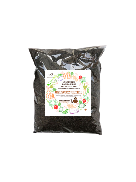 Почвоулучшитель для рассады и саженцев на основе конского навоза 4 л Благодатное земледелие Почвоулучшитель для рассады и саженцев на основе конского навоза 4 л Благодатное земледелие