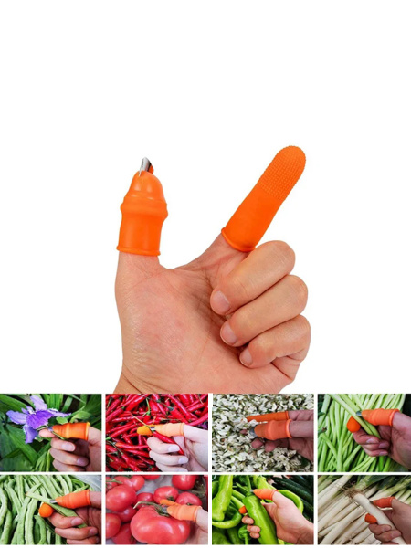 Нож на большой палец с силиконовым наконечником 56*26 мм