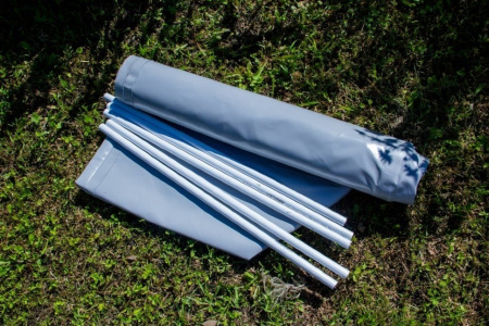 Складная ёмкость для воды из ПВХ EKUD на 1000 л с каркасом и крышкой