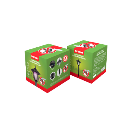 Антимоскитный садовый светильник в пластиковом корпусе на солнечной батарее R20 REXANT