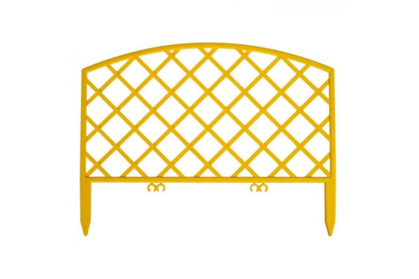 Забор декоративный ROMANIKA №1 295 см 7 шт желтый Забор декоративный ROMANIKA №1 295 см 7 шт желтый