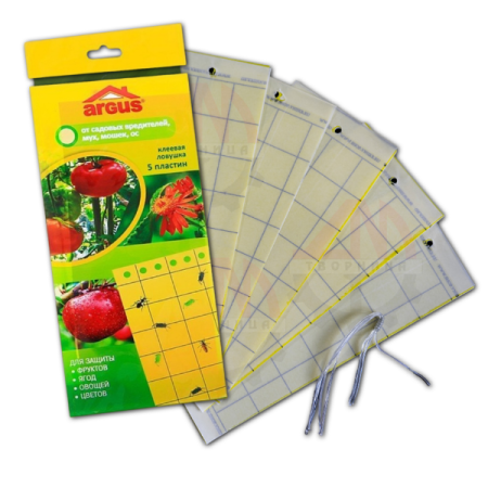 Ловушка клеевая от садовых вредителей Argus 5 шт