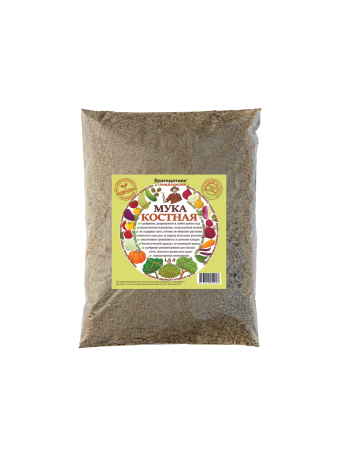 Удобрение Костная мука для растений и рассады 1,5 л Благодатное земледелие