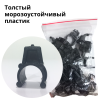 Зажимы для парника и укрывного материала для трубы диаметром 20 черные 20 шт Благодатное земледелие
