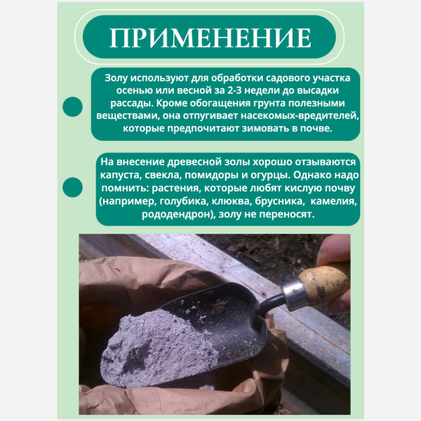 Зола древесная 5 кг