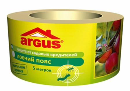 Ловчий пояс для защиты деревьев от садовых вредителей Argus, 3 шт по 5 м