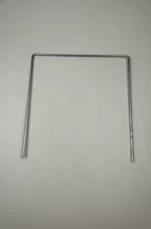 Садовый колышек Скоба П-образный для геотекстиля металлический диаметр 4 мм 20 х 21,5 см 10 шт Благодатное земледелие