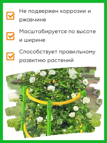 Кустодержатель для растений № 6 h-80 см