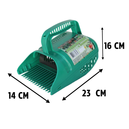 Плодосъемник с заслонкой