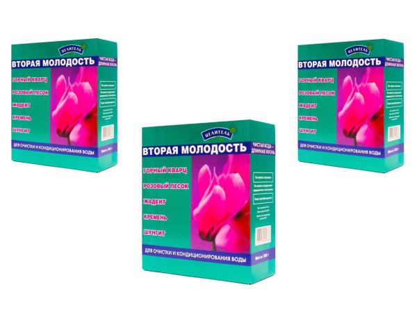 Активатор воды смесь природных минералов Вторая молодость, 3 шт по 450 г Активатор воды смесь природных минералов Вторая молодость, 3 шт по 450 г