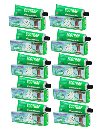 Нетоксичный клей от насекомых для ловчего пояса ловушек Ecotrap, 10 шт