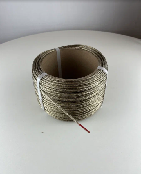 Трос металлополимерный ПР 3 мм прозрачный 100 м Благодатное земледелие